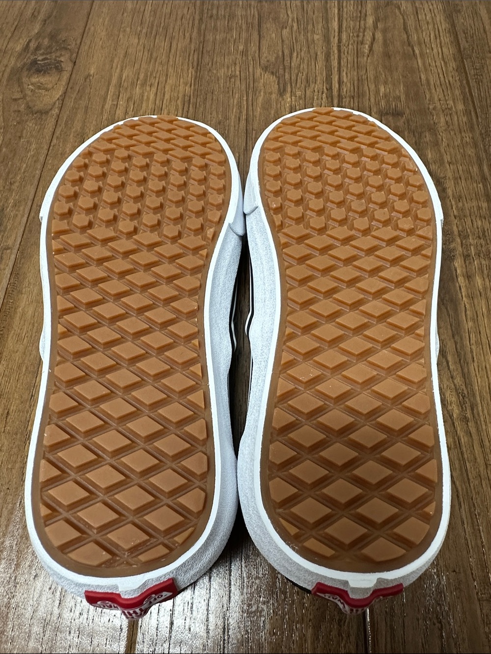 Vans Slip-On Checkerboard Sneakers in Black - Picture 6 of 6